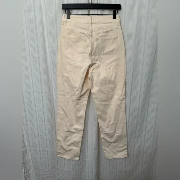 We The Free Cream High Ride Straight Leg Jeans - Picture 2 of 6